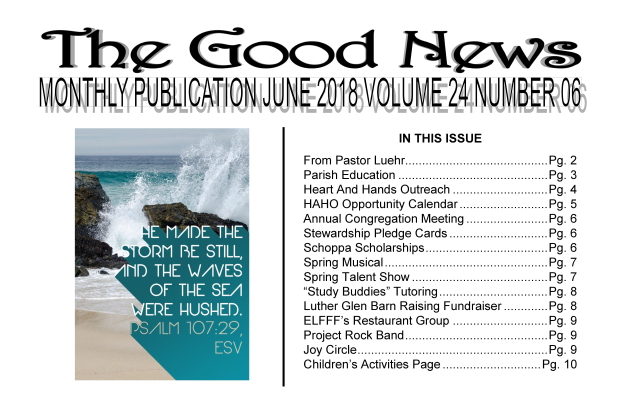 The Good News: June 2018