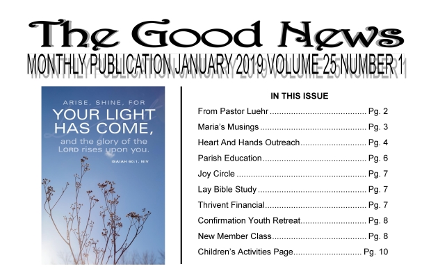 The Good News: January 2019