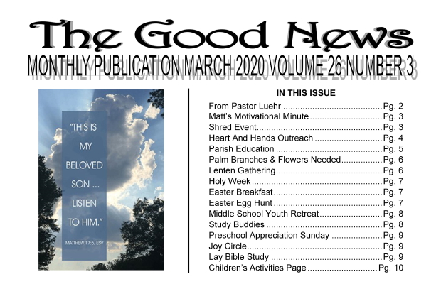 The Good News: March 2020