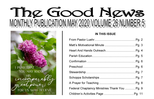 The Good News: May 2020