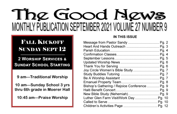 The Good News: September 2021