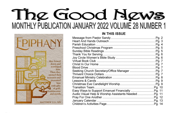 The Good News: January 2022