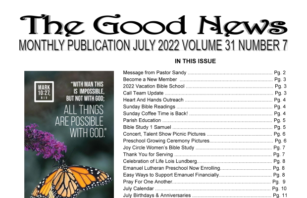 The Good News: July 2022