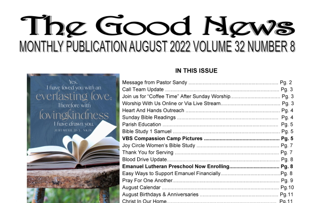 The Good News: August 2022