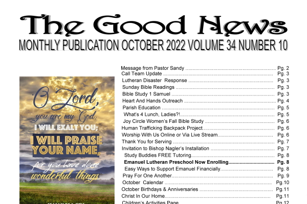 The Good News: October 2022