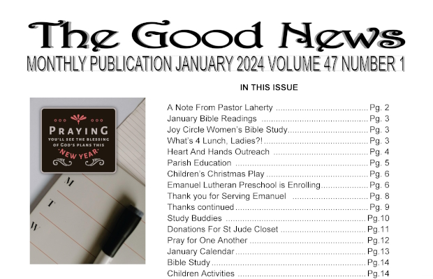 The Good News: January 2024