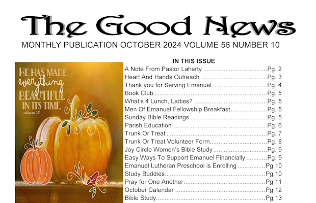 The Good News: October 2024