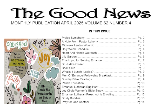 The Good News: 2025