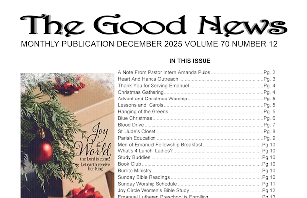The Good News: December 2025