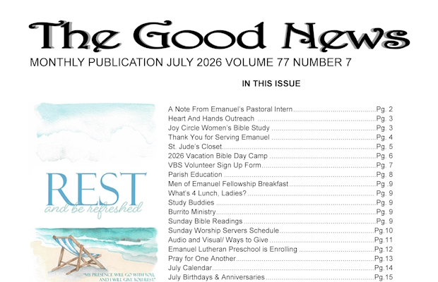 The Good News: July 2026