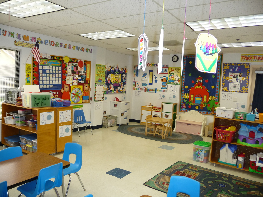 Emanuel Lutheran Preschool Students in Class